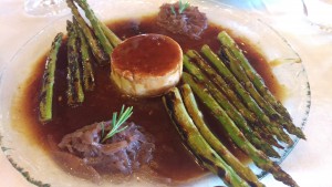 Micuit de pato y espárragos Restaurante el Llantar de la Sierra