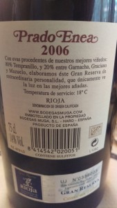 Prado Enea Gran Reserva 2006