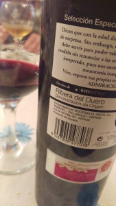 Admiración! Ribera del Duero Bodegas El Inicio
