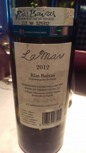 La Mar 2012 Terras Gauda Rías Baixas