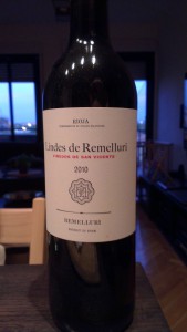 Lindes de Remelluri 2010 La Rioja