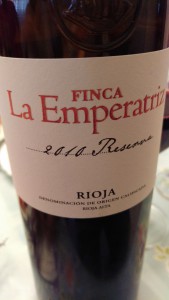 Finca La Emperatriz Reserva 2010 La Rioja