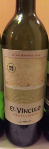 El Vínculo Gran Reserva 2004 Grupo Pesquera
