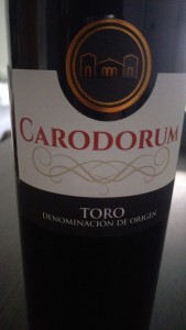 Carodorum Crianza 2012, Tinta de Toro DO Toro