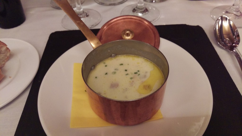 Crema de Esparragos de Navarra Restaurante Viridiana