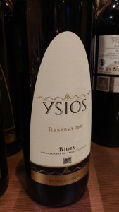 Ysios Reserva 2008 Do Rioja